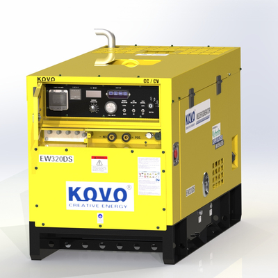 KOVO Portable Diesel Welder/Generator EW320DST High Frequency and BRUSHLESS Engine