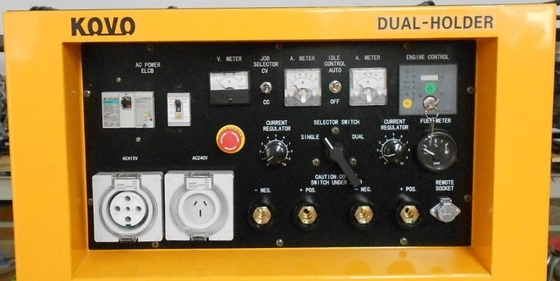 80% Rated Duty Cycle 40°C KOVO EW400DST Engine Driven Diesel Welder Motosoldadoras