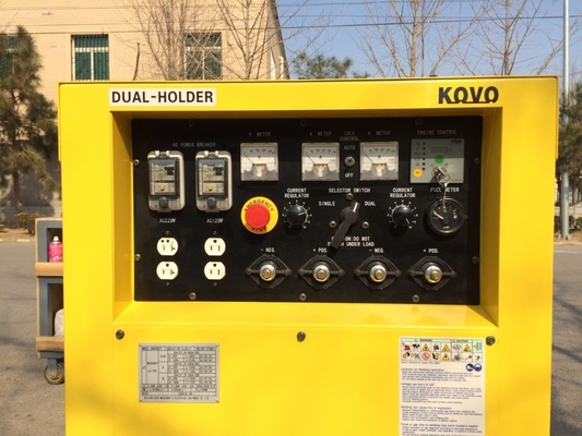 80% Rated Duty Cycle 40°C KOVO EW400DST Engine Driven Diesel Welder Motosoldadoras