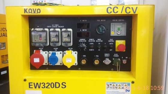 Versatile KOVO EW320DST Engine Driven Welder Easy to Operate Pulse Frequency 50/60 HZ