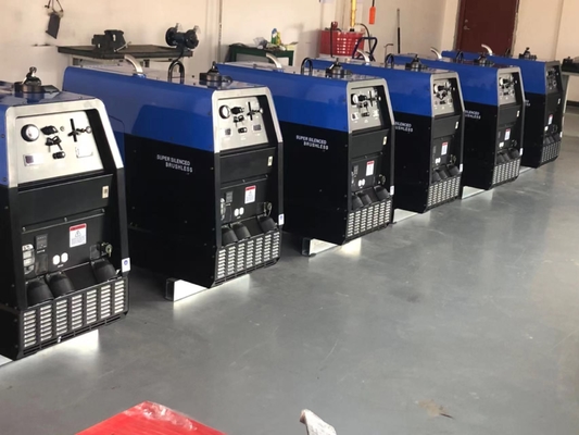 Welding with KOVO Diesel Dual Holder Permanent Magnet Welder Generator DC600A DGW500 at 85V Output Voltage